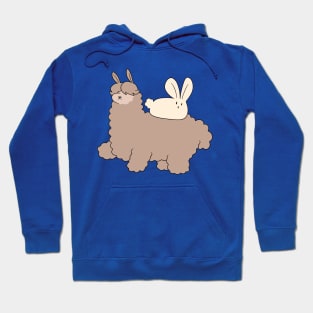 Fluffy Alpaca and Bunny Hoodie